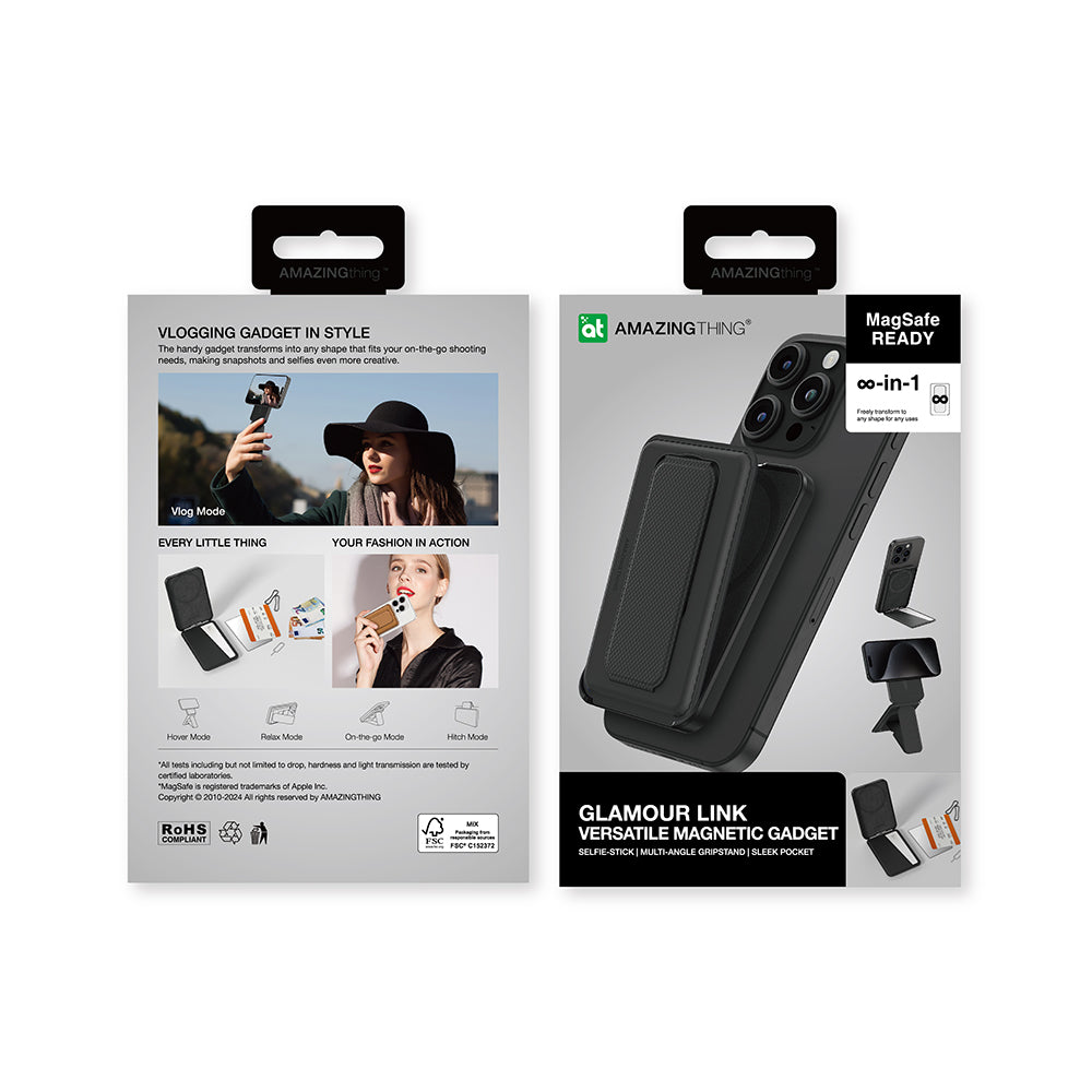 Amazingthing Glamour Link Fonksiyonel Çok Yönlü Grip Standlı Magnetik Kartlık - 14 Amazingthing Glamour Link Fonksiyonel Çok Yönlü Grip Standlı Magnetik Kartlık - 14